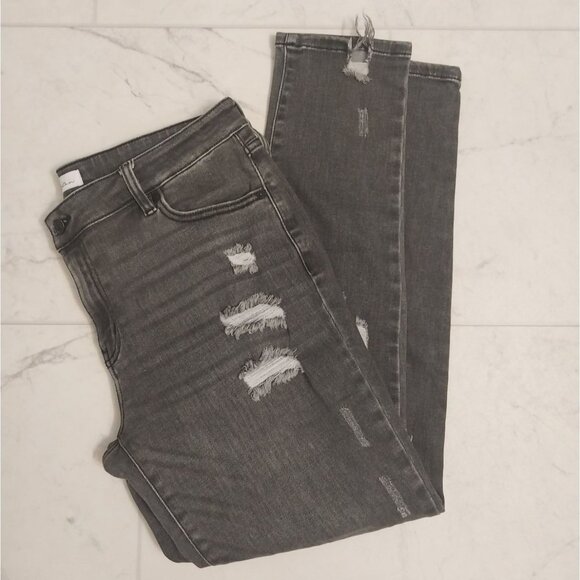 KanCan Cora Estilo Light Gray Mid Rise Super Skinny Jeans Women's Sz 13/30 - Picture 5 of 15